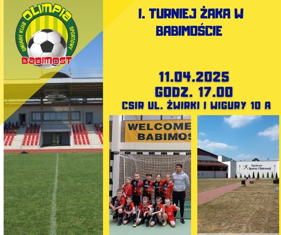 1 TUNIEJ ŻAKA A W BABIMOŚCIE